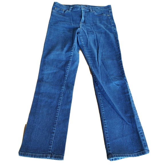 Lauren Jeans Co Premium Women's Jeans Size 6 Classic Straight Dark Wash Blue. - Picture 1 of 7